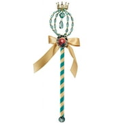 Child's Girls Disney Princess Merida Brave Blue And Gold Wand Costume Accessory